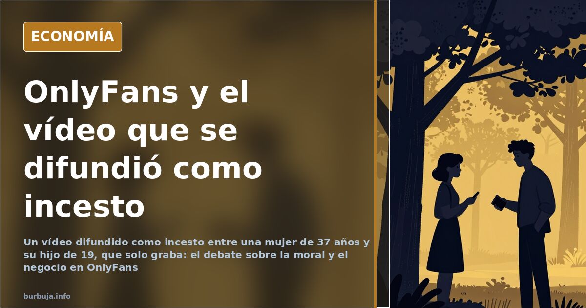 OnlyFans: el vídeo difundido como incesto y negocio familiar