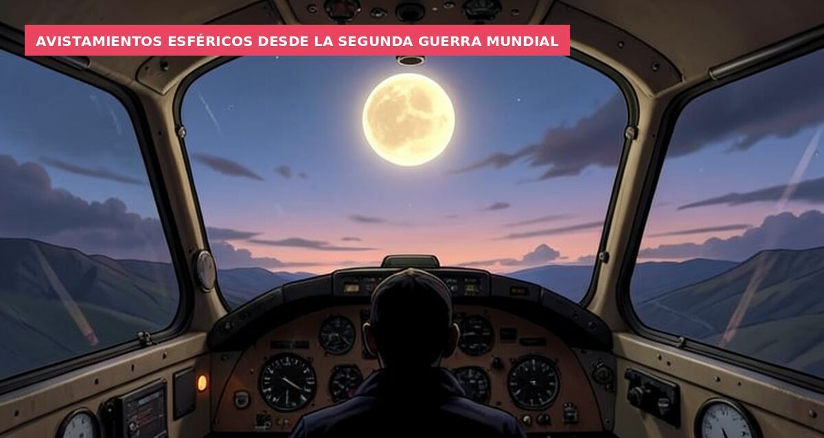 Avistamientos esféricos desde la Segunda Guerra Mundial
