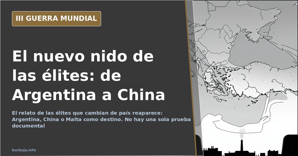 Mapa desaturado con rutas de desplazamiento entre Roma, Venecia y América y siluetas de edificios con humo al fondo