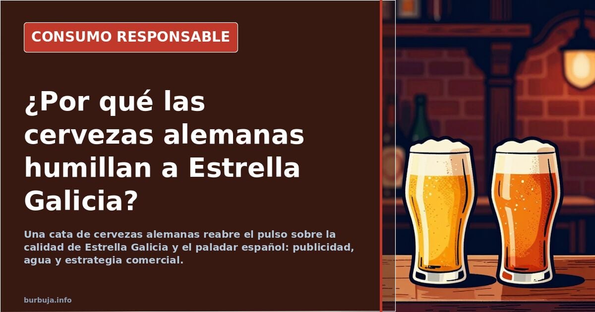 German beers challenge Estrella Galicia in quality debate