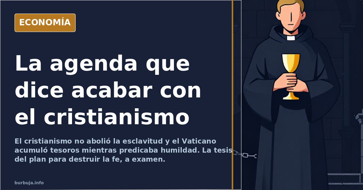 El cristianismo, chivo expiatorio del malestar económico