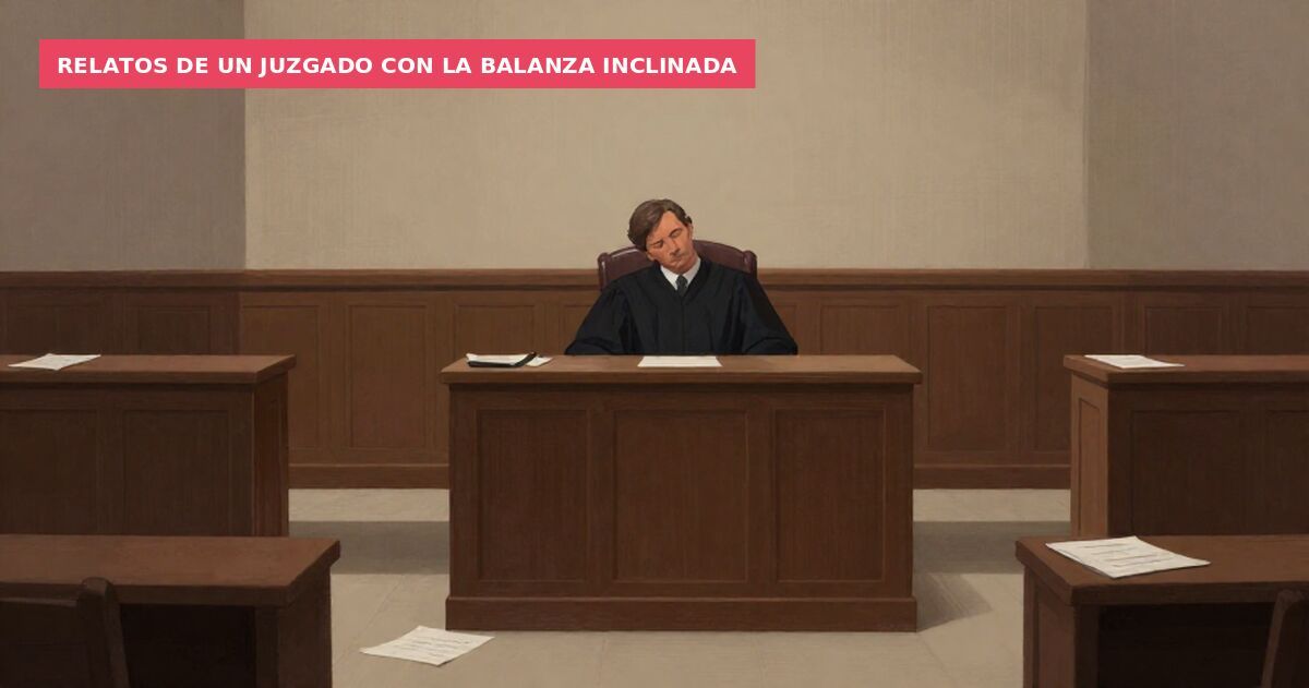 Relatos de un juzgado con la balanza inclinada
