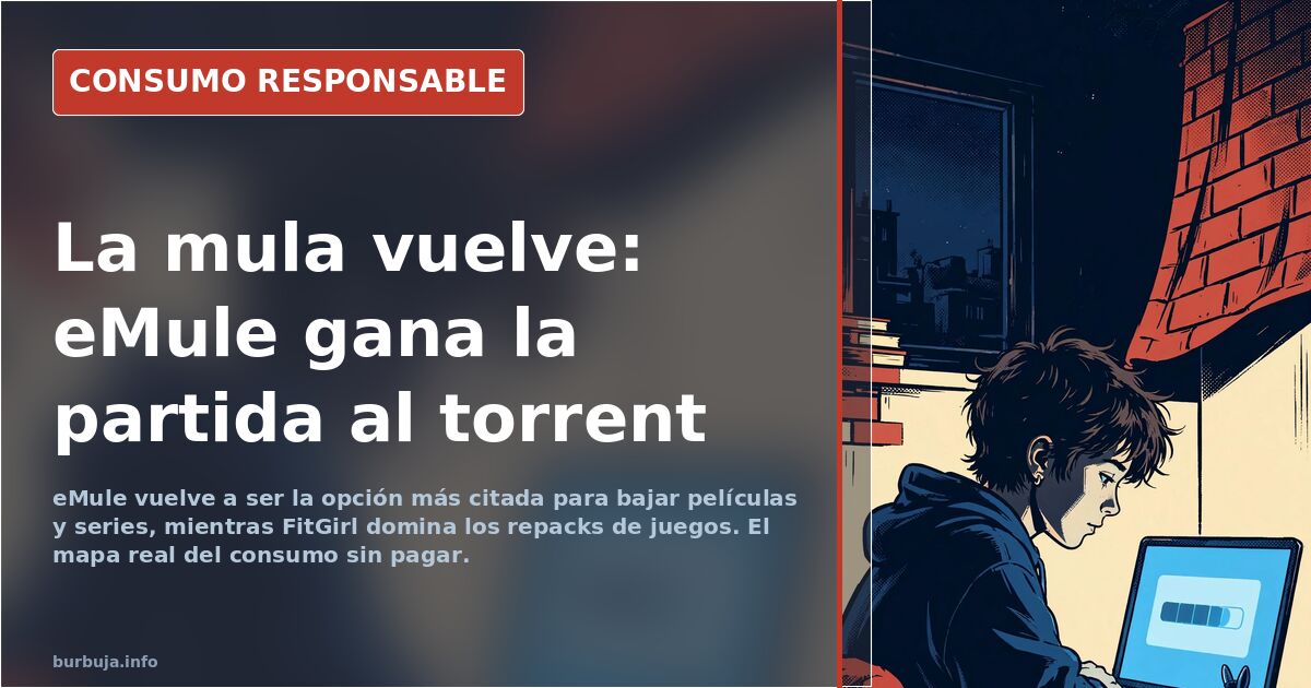 eMule, FitGirl and Telegram: How Spain’s Non-Paying Users Get Content