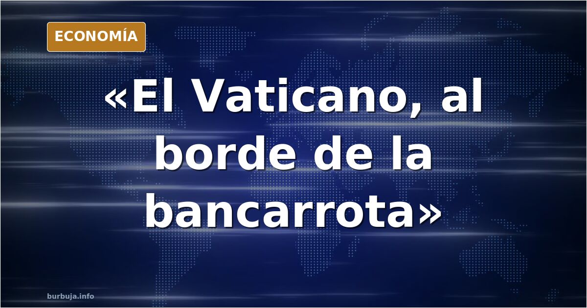 Ilustración editorial de una cúpula vaticana agrietada sobre un fondo de columnas de iglesia en tonos azul marino y dorado