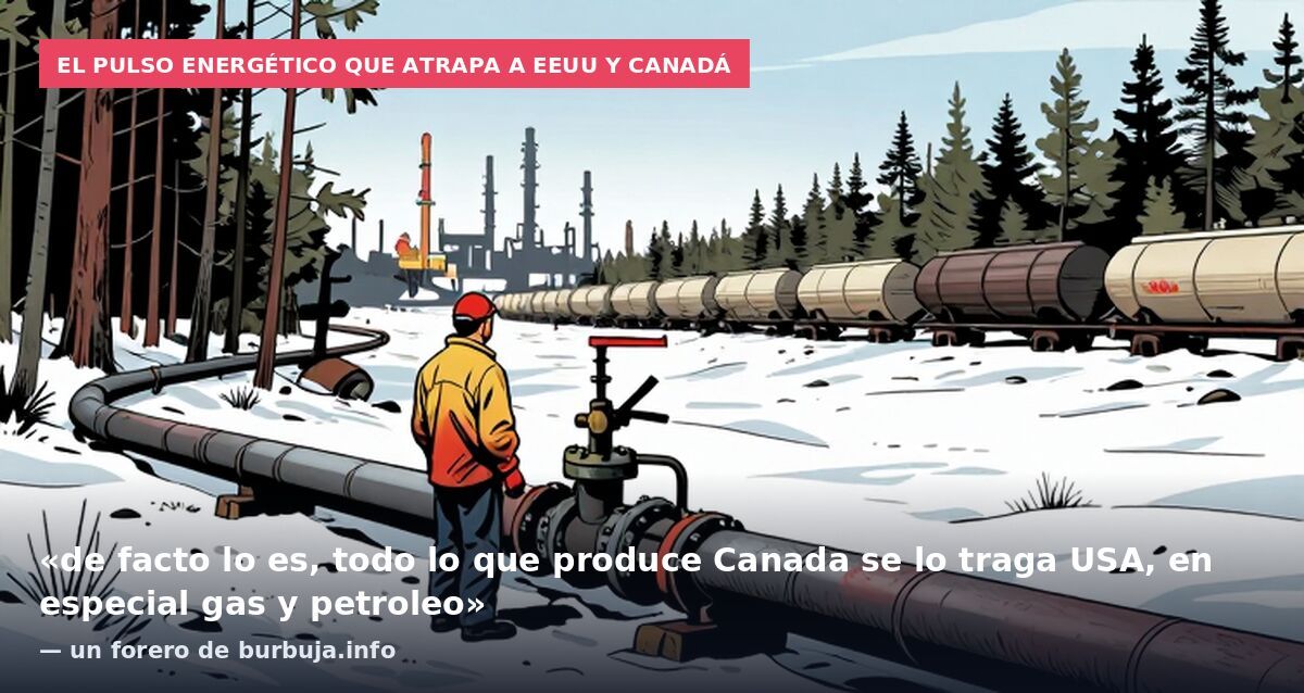El pulso energético que atrapa a EEUU y Canadá: «de facto lo es, todo lo que produce Canada se lo traga USA, en especial gas y petroleo» — un forero de burbuja.info