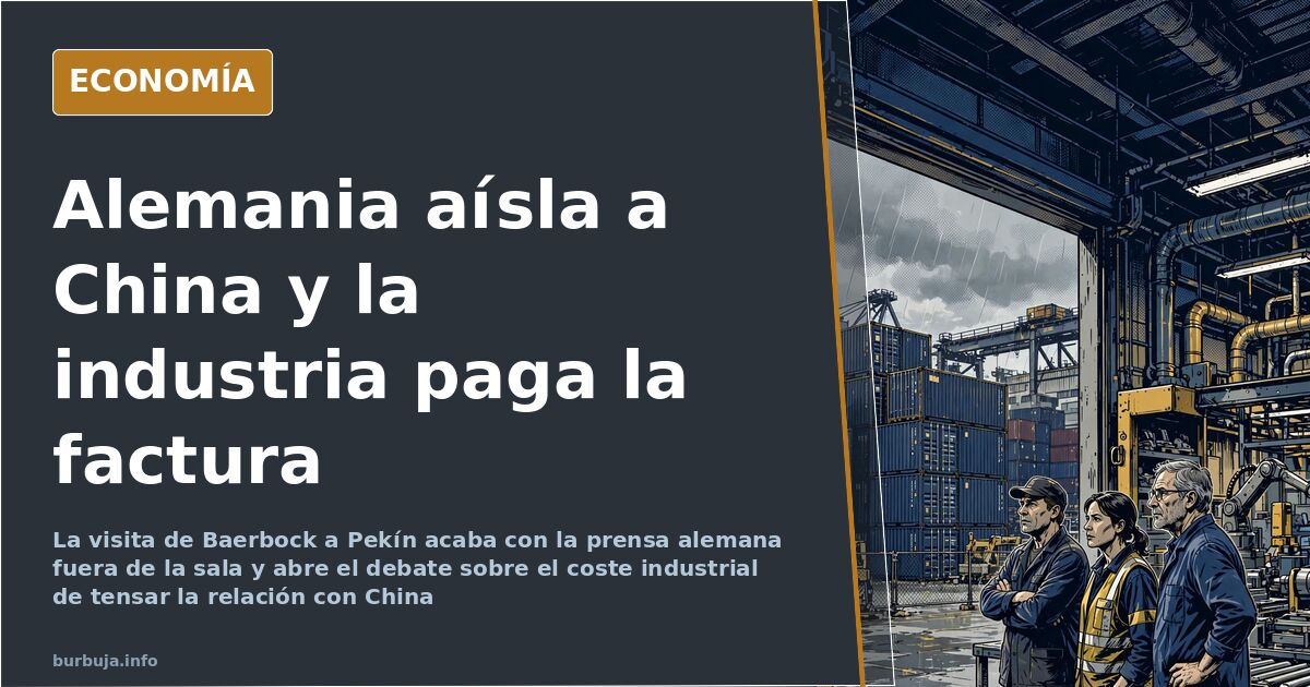 China pide a la prensa alemana salir de una rueda de prensa