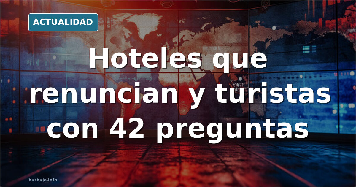 Recepción de hotel con formulario de registro de viajeros y pantalla mostrando datos personales de huéspedes