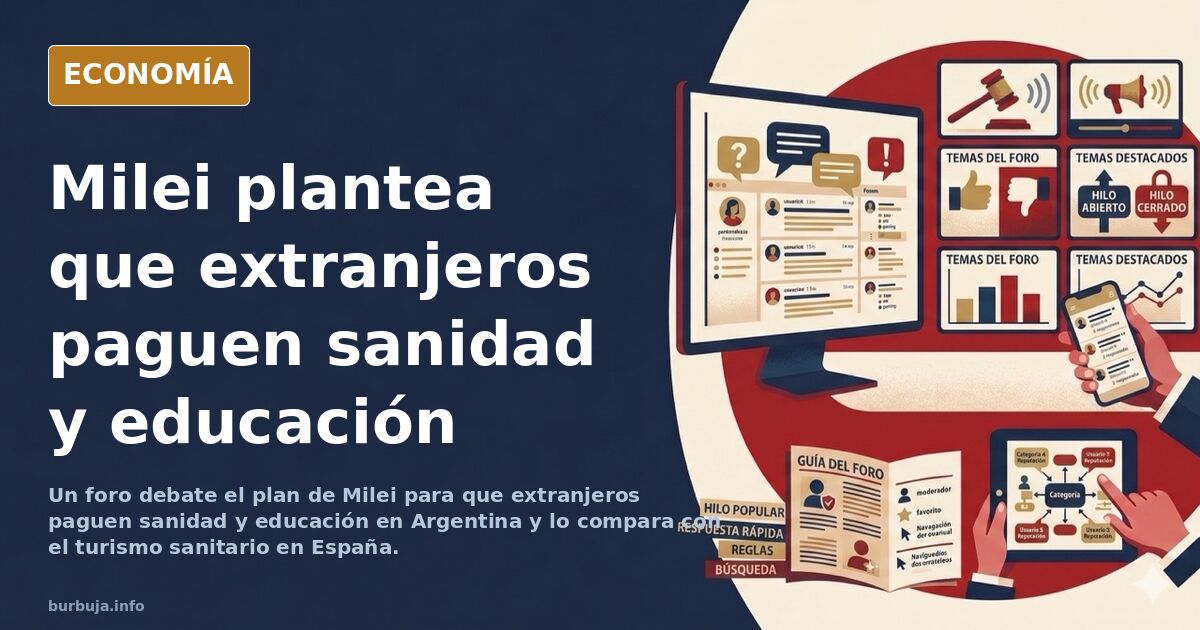 Ilustración editorial de una balanza con billetes y un estetoscopio, símbolo del pago por servicios de salud y educación a ex