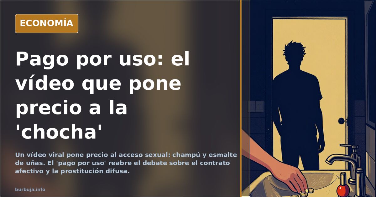 El vídeo que pone precio al 'champú' y reabre el debate del pago por uso