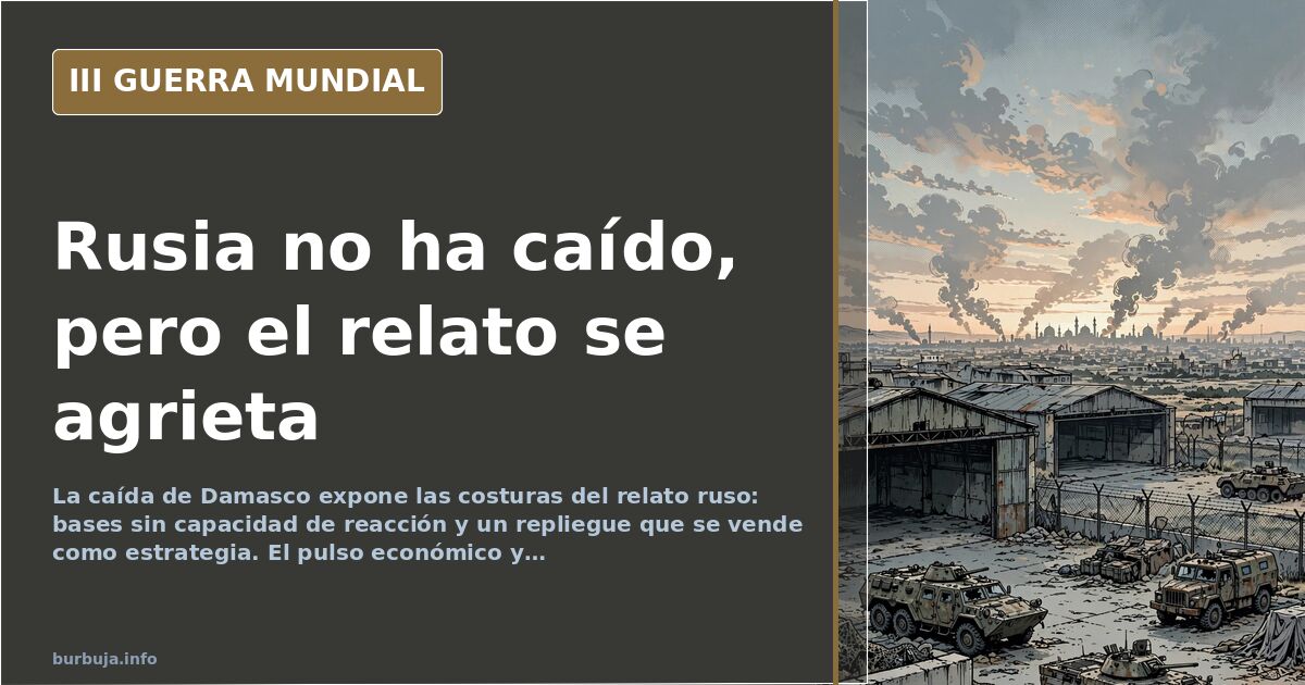 Rusia no ha caído: el debate sobre Siria y el relato de la victoria