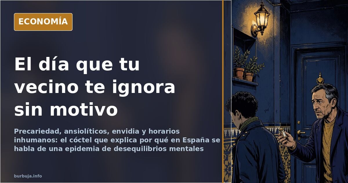 España, el país donde el humor de tu vecino cambia sin avisar