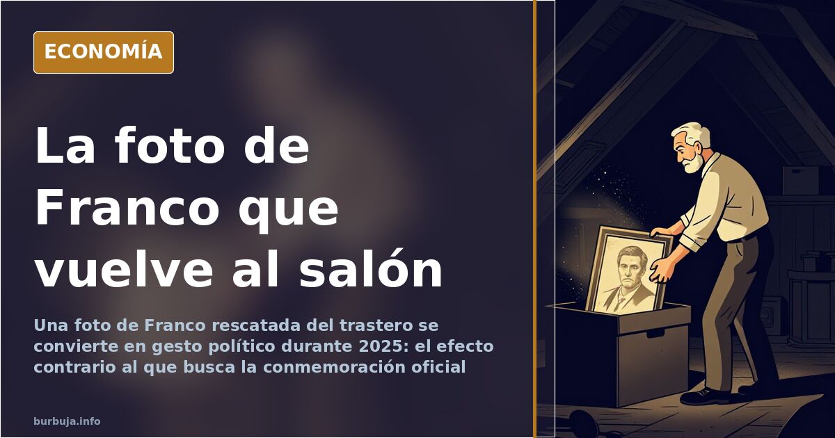 Un salón, una foto de Franco y la batalla por 2025