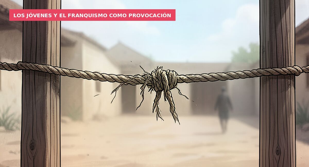 Los jóvenes y el franquismo como provocación