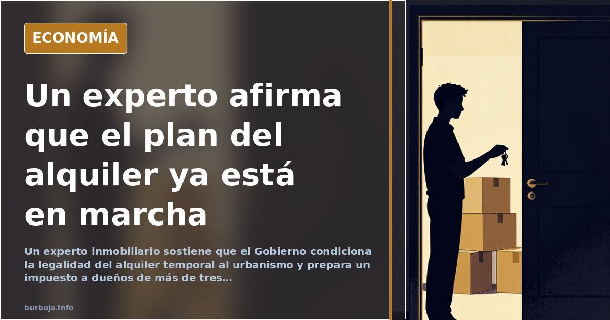 Un experto afirma que el plan del Gobierno para el alquiler ya se aplica en Barcelona
