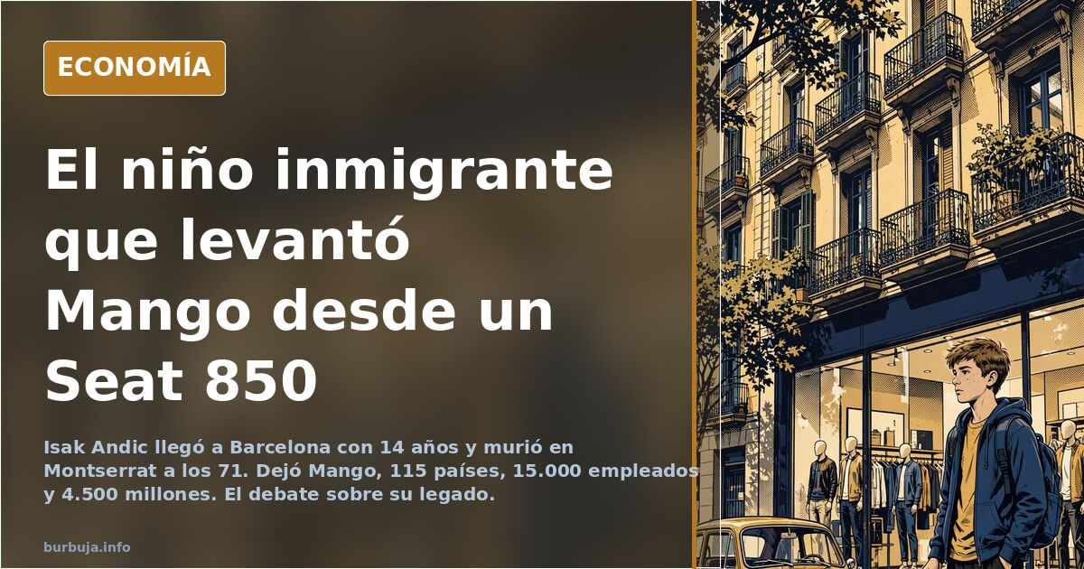 Isak Andic: de vender pantalones en un Seat 850 a 4.500 millones