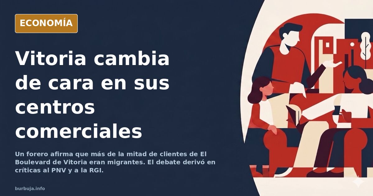 Interior de un centro comercial moderno con personas de diversas procedencias paseando entre tiendas y escaparates