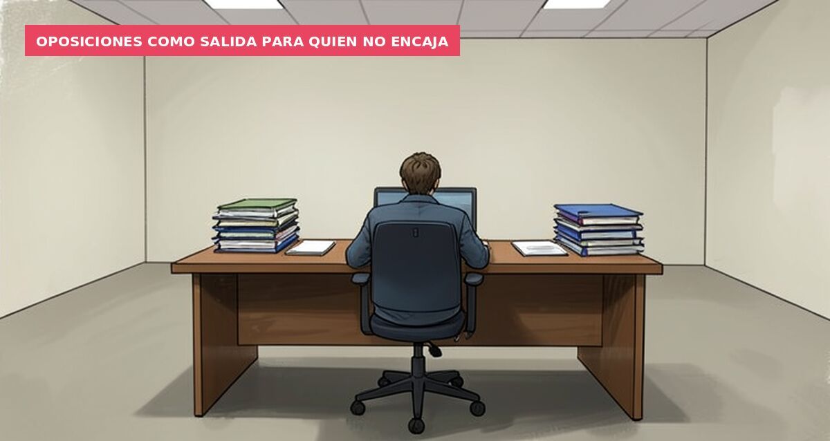 Oposiciones como salida para quien no encaja