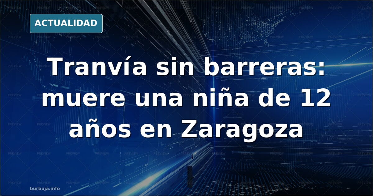 Plataforma de tranvía en Zaragoza integrada en el asfalto junto a un paso de cebra, sin barreras ni señalización diferenciada