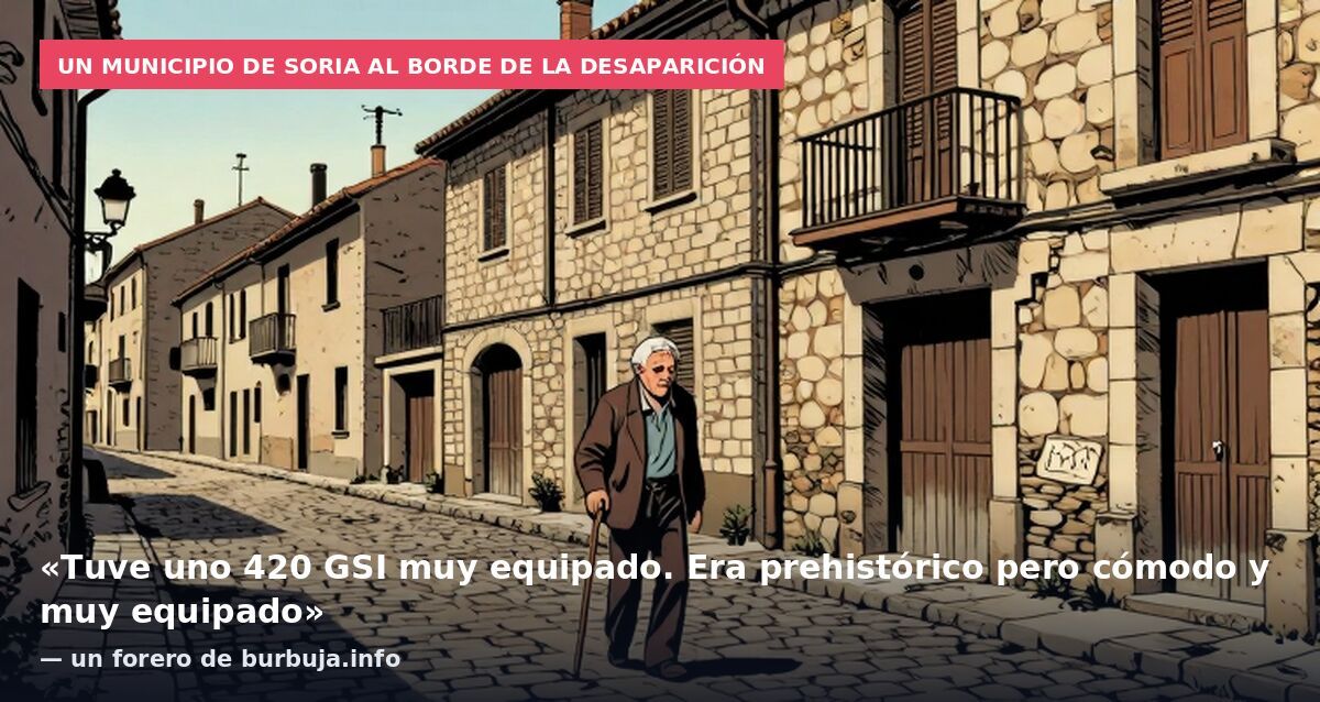 Un municipio de Soria al borde de la desaparición: «Tuve uno 420 GSI muy equipado. Era prehistórico pero cómodo y muy equipado» — un forero de burbuja.info