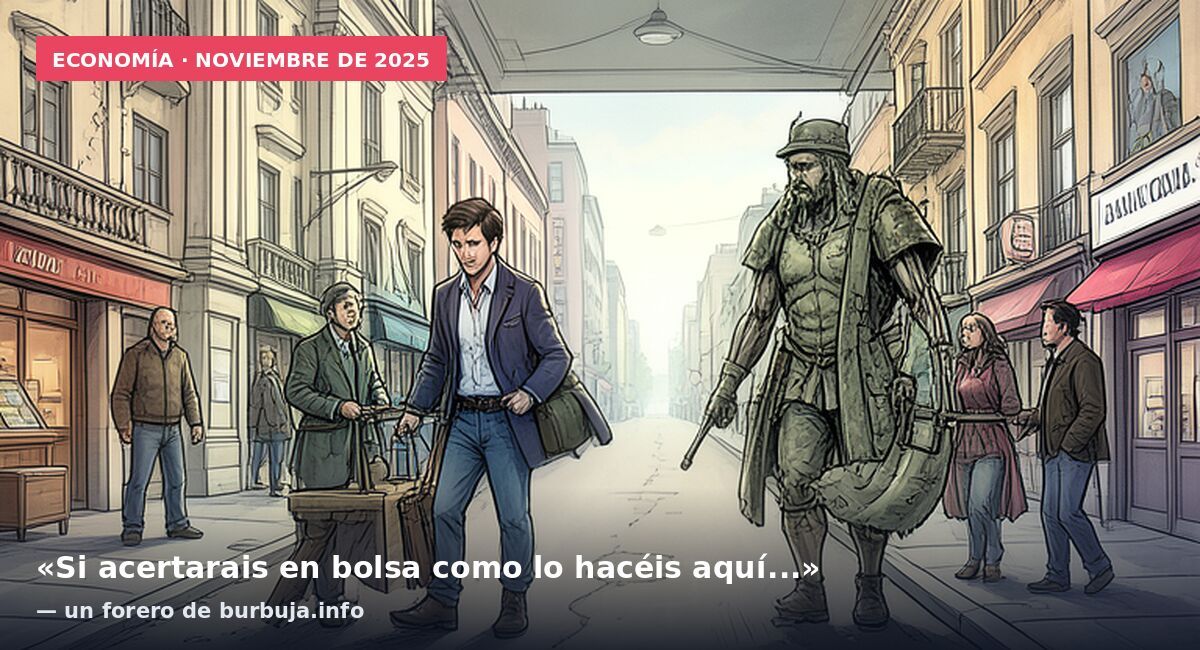 Economía · noviembre de 2025: «Si acertarais en bolsa como lo hacéis aquí...» — un forero de burbuja.info