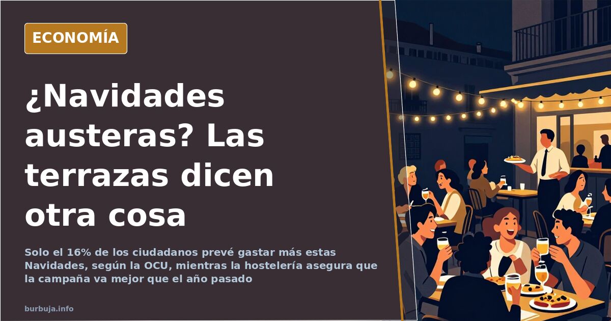 Navidades austeras o gasto récord: el pulso que divide a España