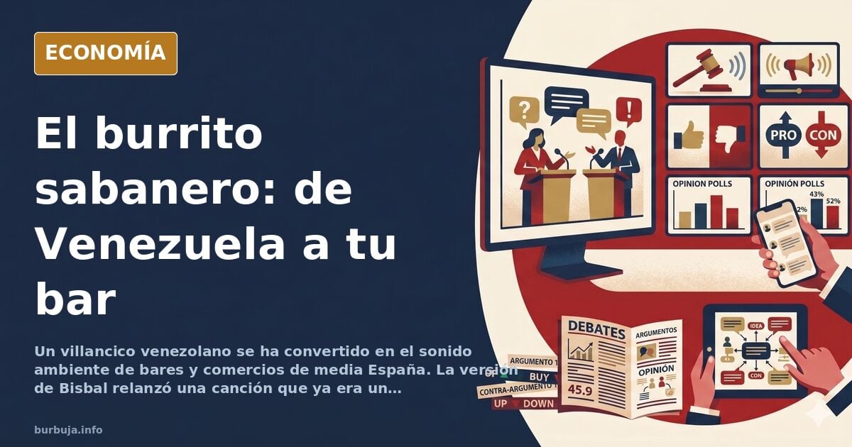 Ilustración editorial de un burrito sabanero caminando hacia Belén bajo un cielo nocturno, con la palabra tuki tuki en el air