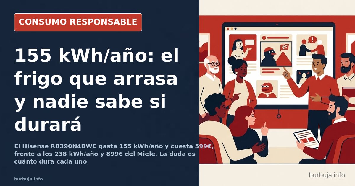 Frigorífico combi Hisense RB390N4BWC de acero inoxidable en la sección de electrodomésticos de El Corte Inglés
