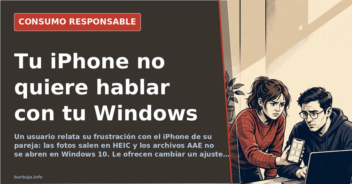 El iPhone y el muro invisible que rompe la transferencia de fotos al PC