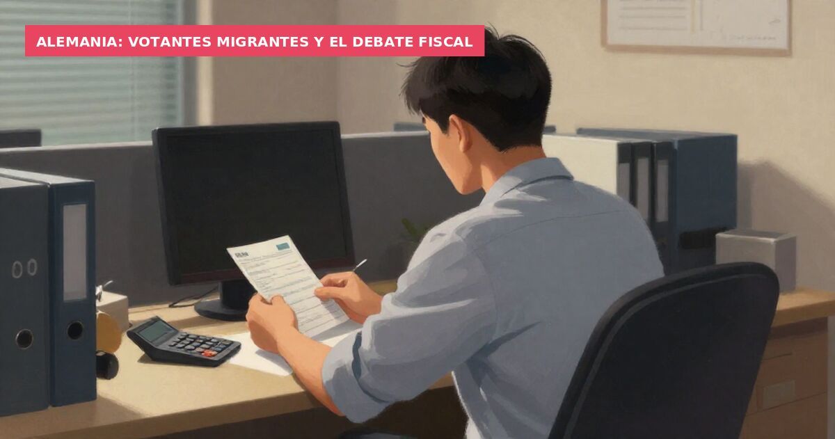 Alemania: votantes migrantes y el debate fiscal