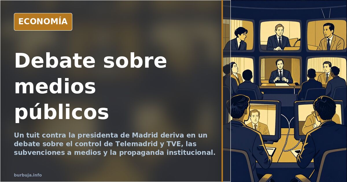 Debate sobre el control de Telemadrid y TVE