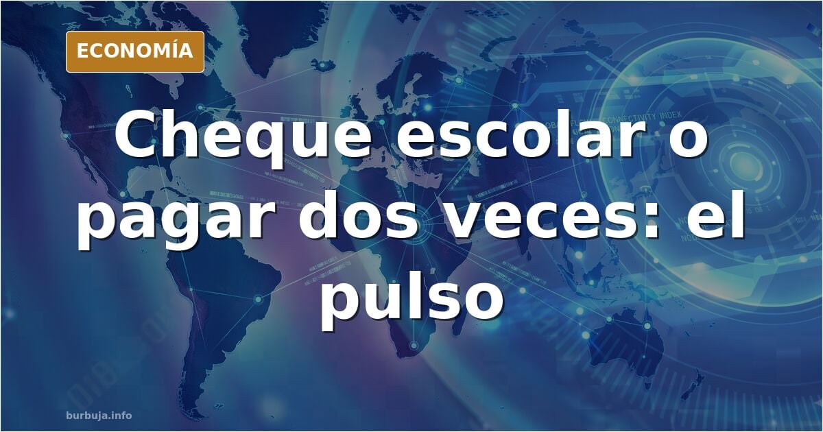 Debate: eliminar la concertada y cheque escolar