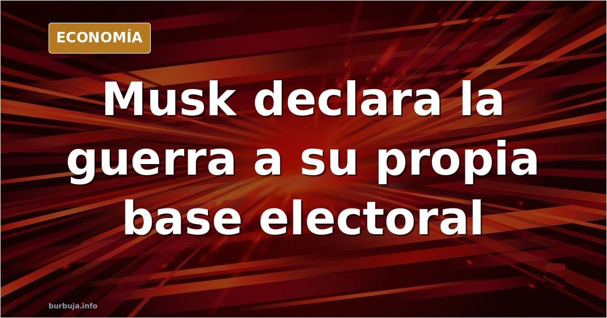 Musk a críticos del H-1B: «que te folle la cara»