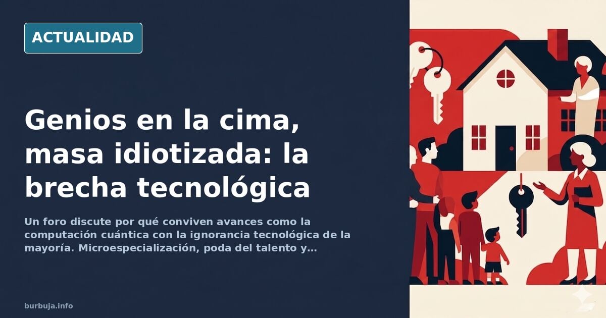 Debate: genios, masa y la brecha tecnológica