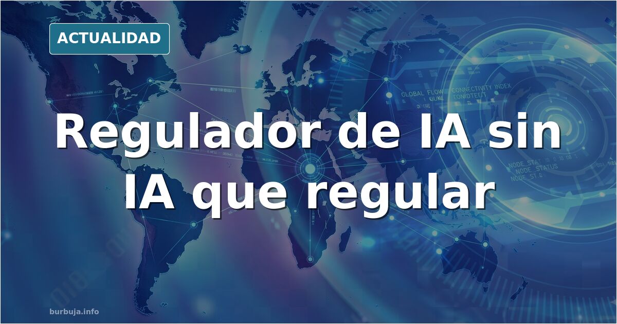 Sala de oficina institucional con mesas vacías y sillas apiladas, símbolo del nuevo regulador español de inteligencia artific