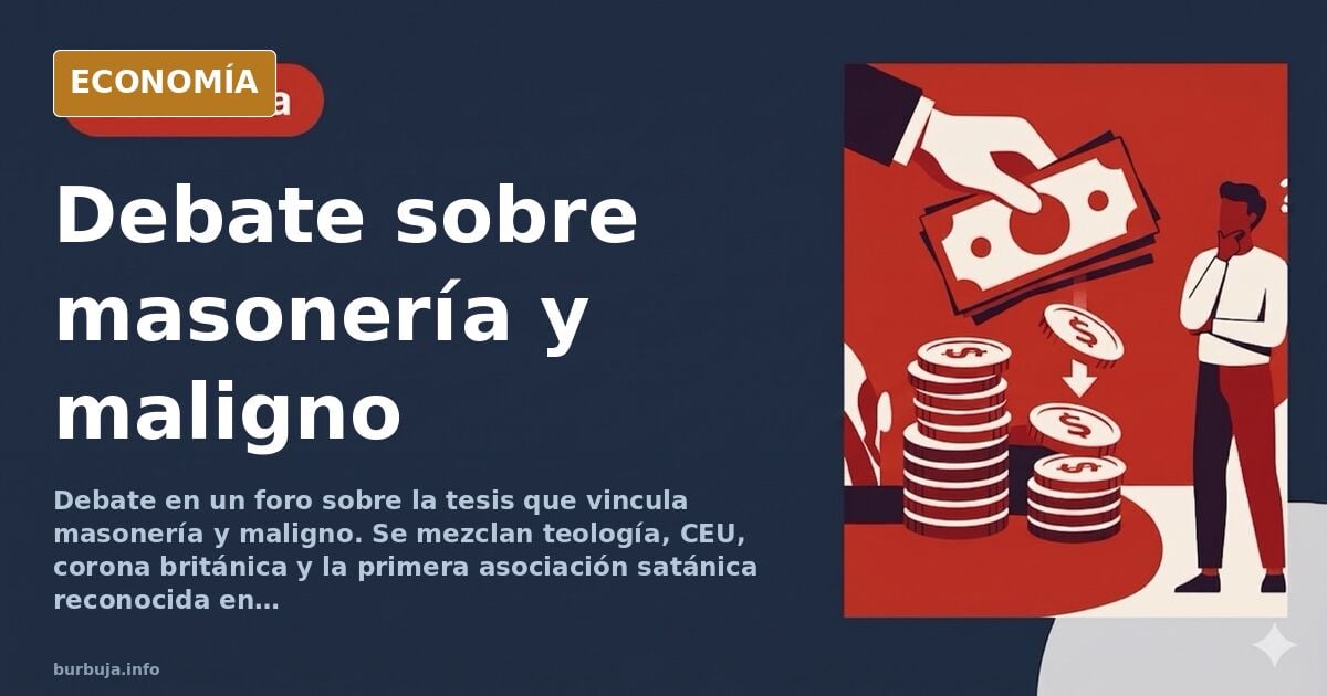 Un foro debate la tesis que vincula masonería y maligno