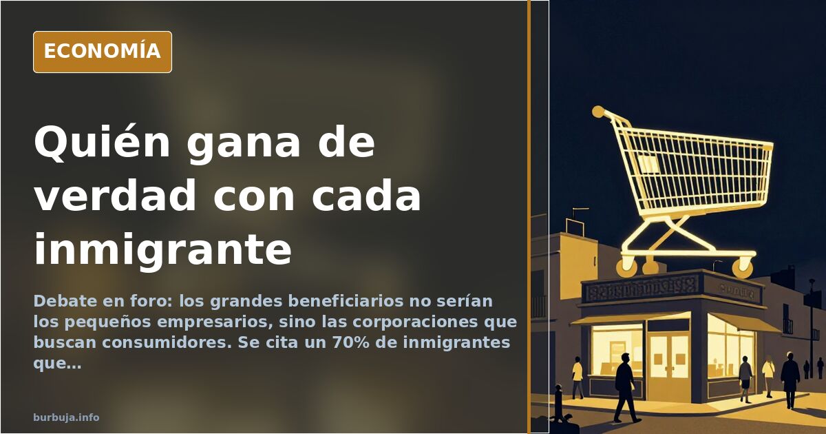 Ilustración editorial de una escalera de poder con grandes corporaciones arriba y pequeños empresarios abajo