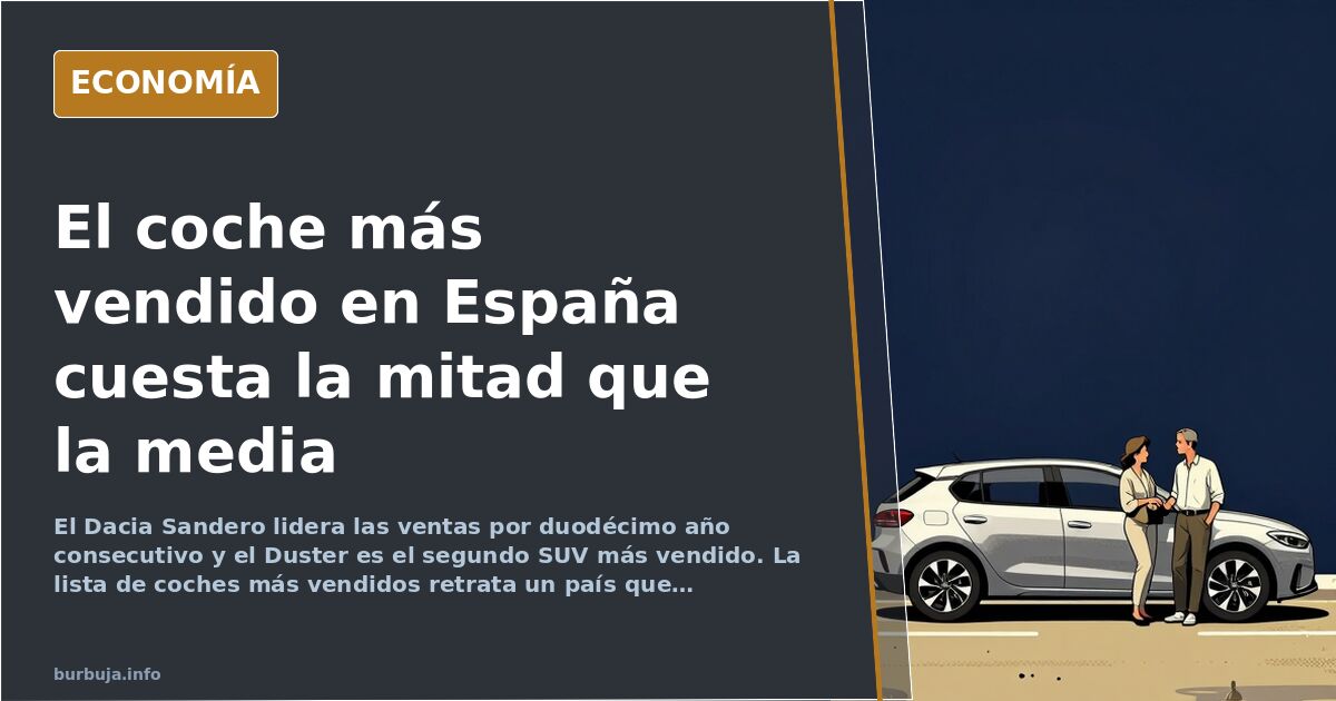 Dacia Sandero lidera las ventas: radiografía de un país que compra coches baratos