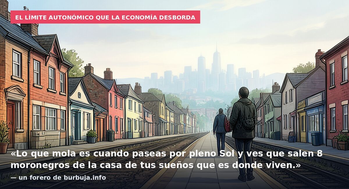 El límite autonómico que la economía desborda: «Lo que mola es cuando paseas por pleno Sol y ves que salen 8 moronegros de la casa de tus sueños que es donde viven.» — un forero de burbuja.info
