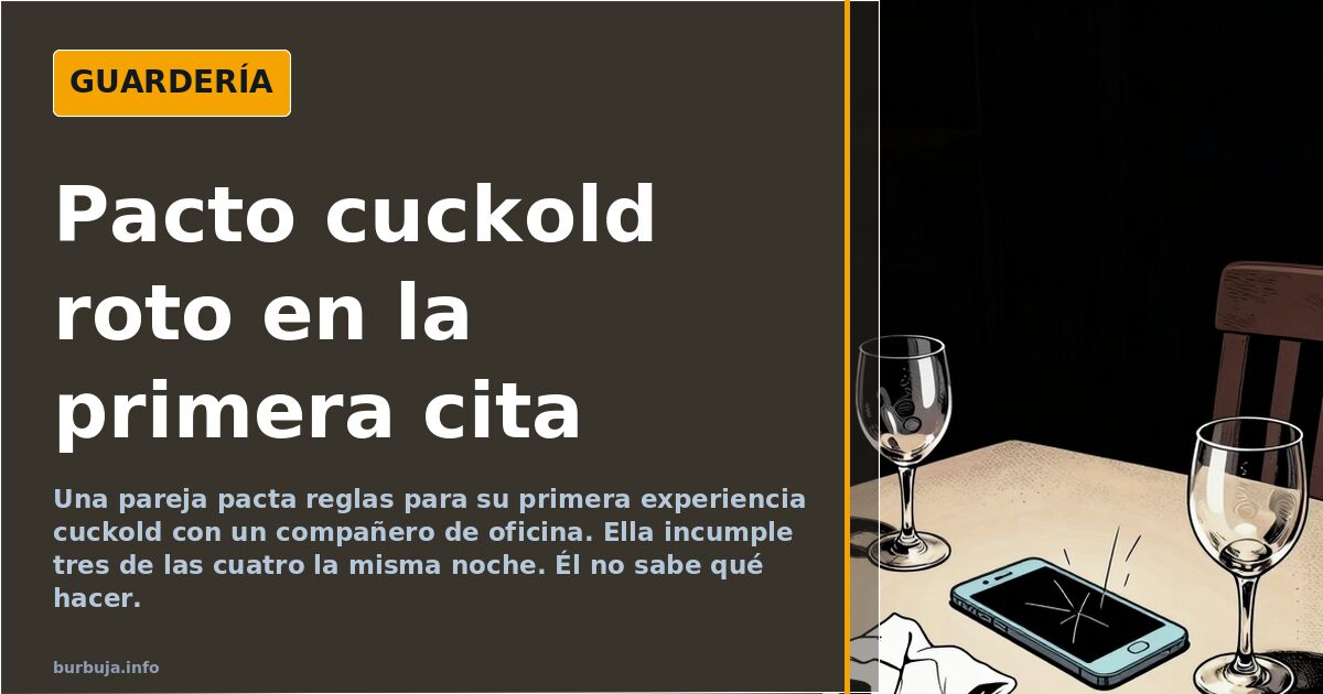Cuckold: el amigo que puso las reglas y las rompió ella