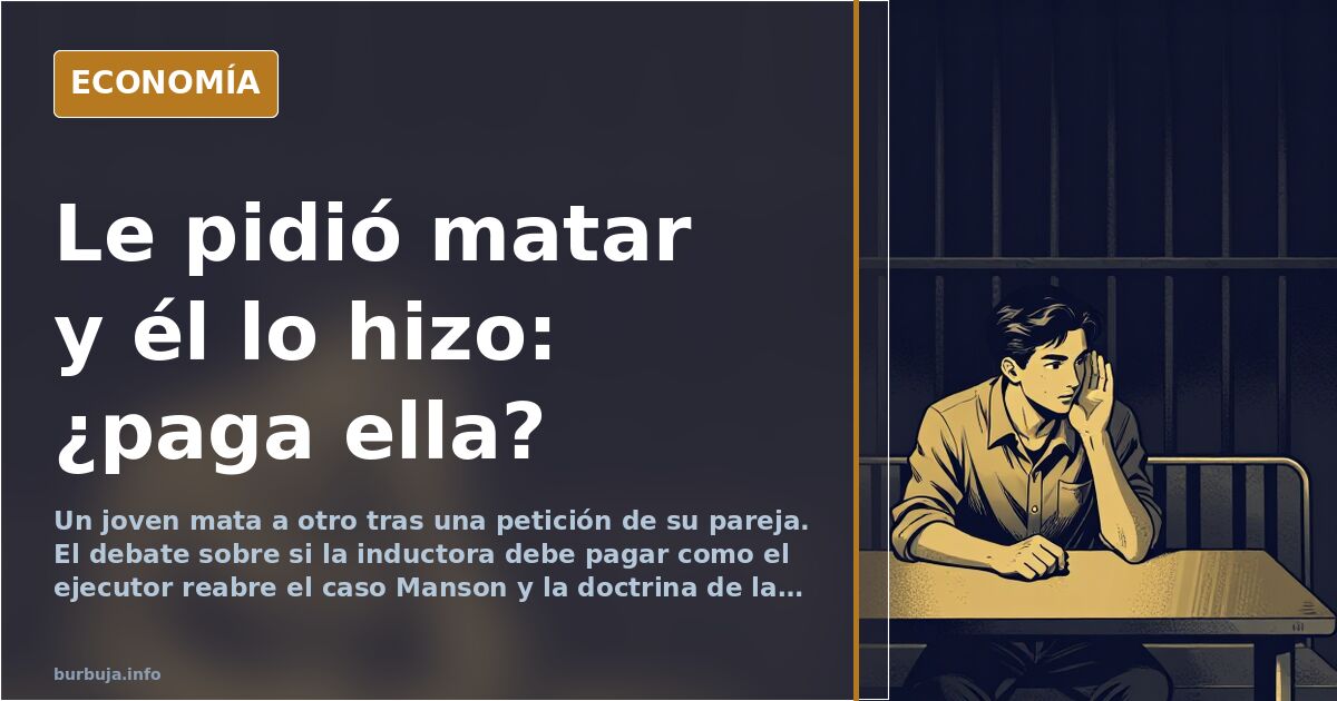 El crimen por encargo que reabre el debate sobre la inducción