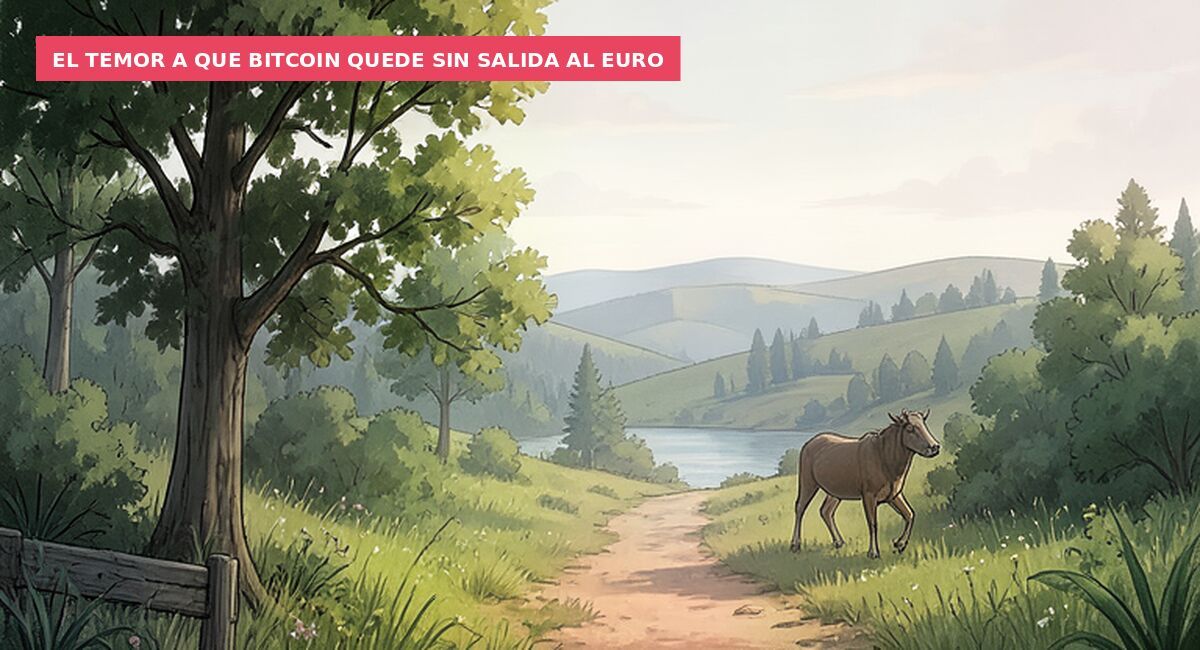 El temor a que Bitcoin quede sin salida al euro