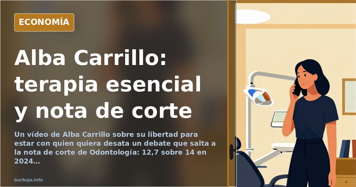 Ilustración editorial de una figura femenina estilizada frente a un micrófono y una pantalla de televisión, con un frasco de 