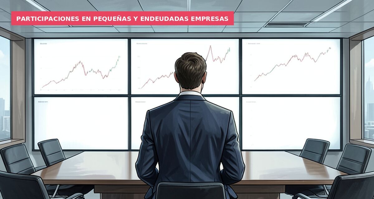 Participaciones en pequeñas y endeudadas empresas