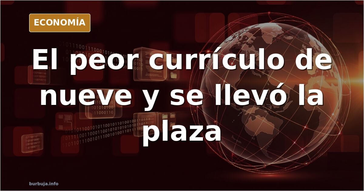 David Sánchez ganó la plaza con el peor currículo, según un tuit