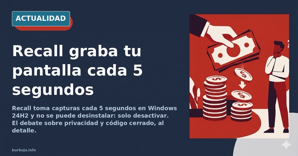 Microsoft Recall: Screenshot alle 5 Sekunden, nicht deinstallierbar