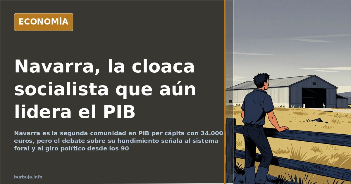 Navarra: el PIB per cápita más alto de España tras Madrid