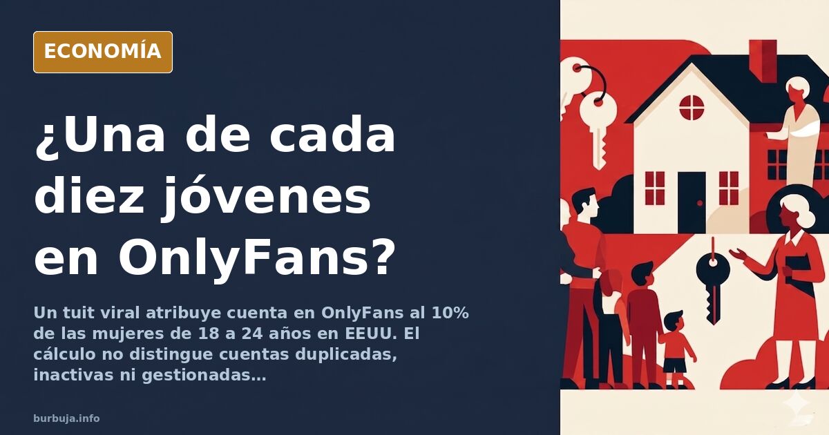 Ilustración editorial de una pantalla de móvil con un perfil de suscripción y una gráfica descendente de ingresos, en azul ma