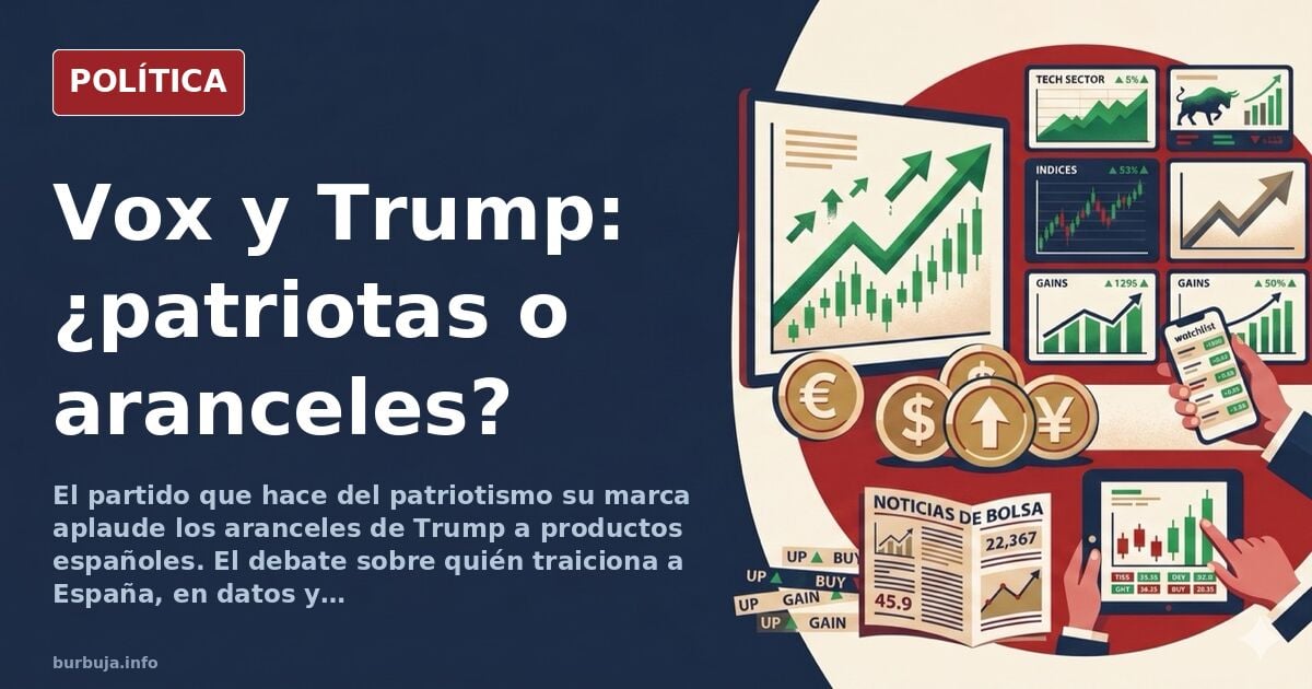 El patriotismo arancelario de Vox: Trump contra los naranjos