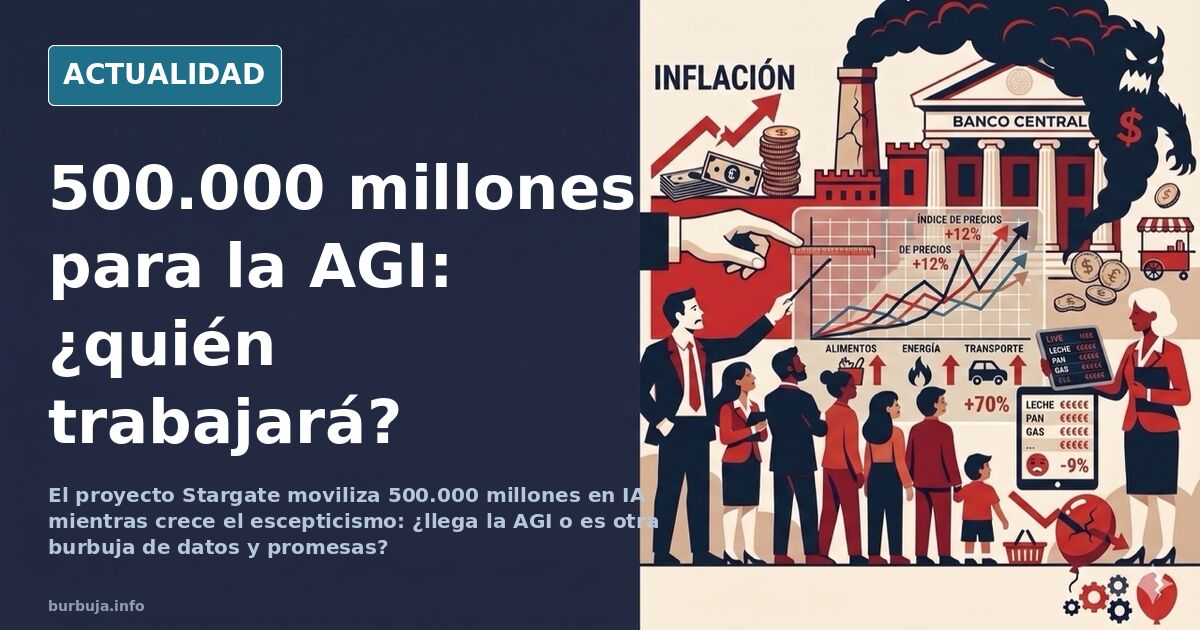 La AGI y el fin del trabajo: promesas de 500.000 millones