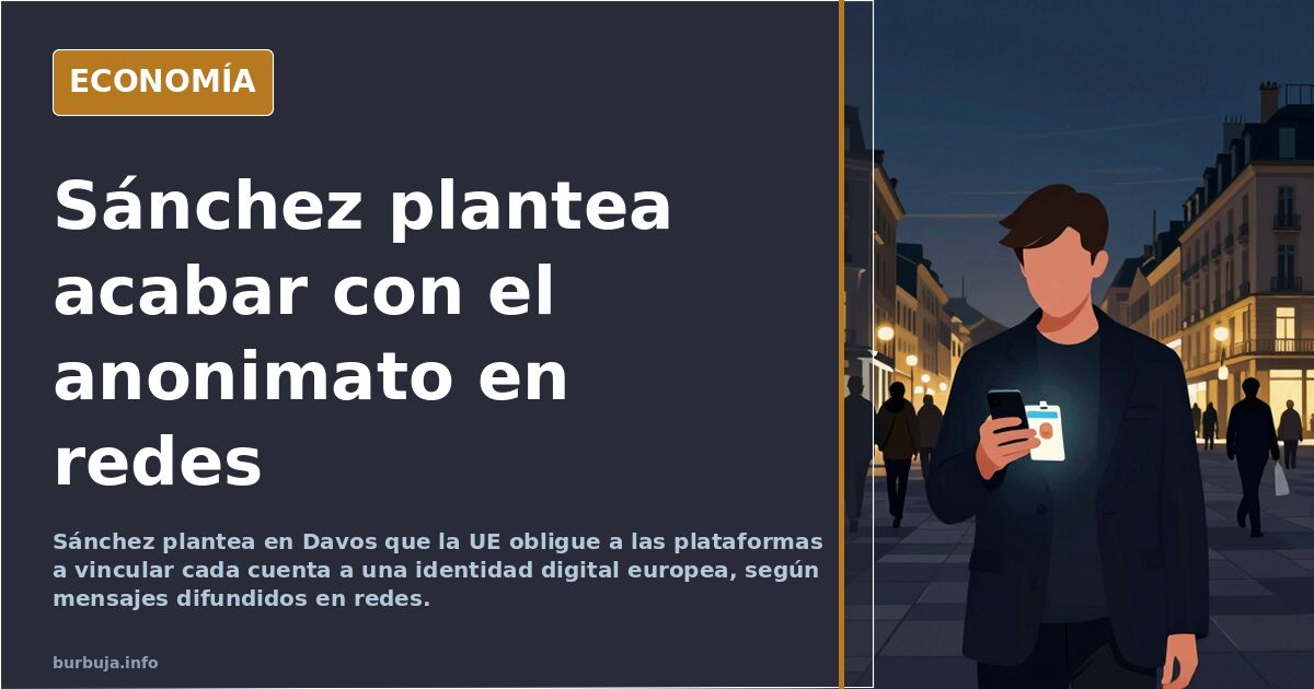 Ilustración editorial de una balanza inclinada entre una máscara digital y un documento de identidad, símbolo del debate sobr